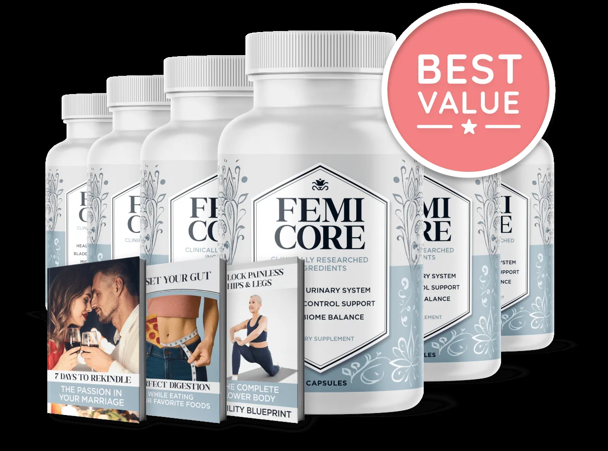 FemiCore package with bonus guides shown in seller materials